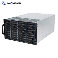 Hochdichtes 60-Bay Hot-Swap Festplattenspeicher-Servergehäuse mit 12Gb Expander-Backplane 6U Server-Chassis Lagernd
