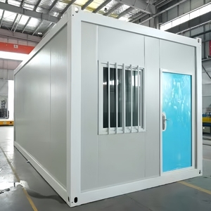 Maison conteneur préfabriquée pliable de type <span class=keywords><strong>Z</strong></span>, portable, résistante au vent, isolée thermiquement, petite cabane, construction pour le repos du personnel minier - Product Image 1