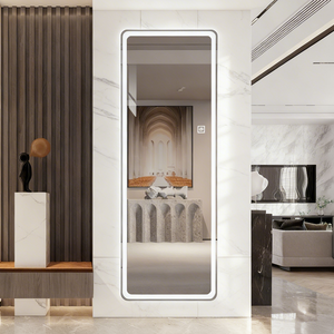 Accessoires de salle de bain modernes, miroir de salle de bain LED sans cadre mural avec interrupteur tactile pour hôtels et appartements - Product Image 3