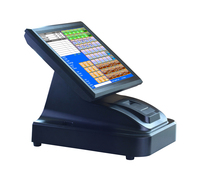 Terminal Punto de Venta con Pantalla Táctil de 15 Pulgadas, Linux/Android/Windows, con Impresora Térmica y Escáner de Código de Barras