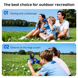 Jumelles d'aventure pour enfants en gros, écran IPS 2,4 pouces, zoom 10X, photo 2MP, vidéo 1080P, <span class=keywords><strong>vision</strong></span> nocturne 25m, prix usine B2B - Product Image 3