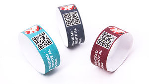 Pulseiras Descartáveis Personalizadas para Festivais Pulseiras de Papel <span class=keywords><strong>Tyvek</strong></span> para Eventos Pulseiras de Papel para Festas Pulseiras <span class=keywords><strong>Tyvek</strong></span> com Logo Personalizado - Product Image 3