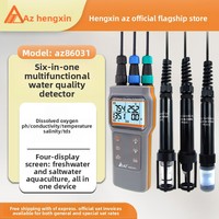 Hengxin Détecteur portable multifonctionnel six-en-un de la qualité de l'eau : oxygène dissous, pH, température, TDS pour l'aquaculture marine AAA
