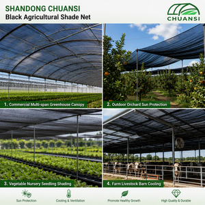 Malla de Sombra Comercial Multitúnel para Protección de Cultivos Agrícolas, Prevención de Quemaduras Solares y Regulación del Microclima - Product Image 6