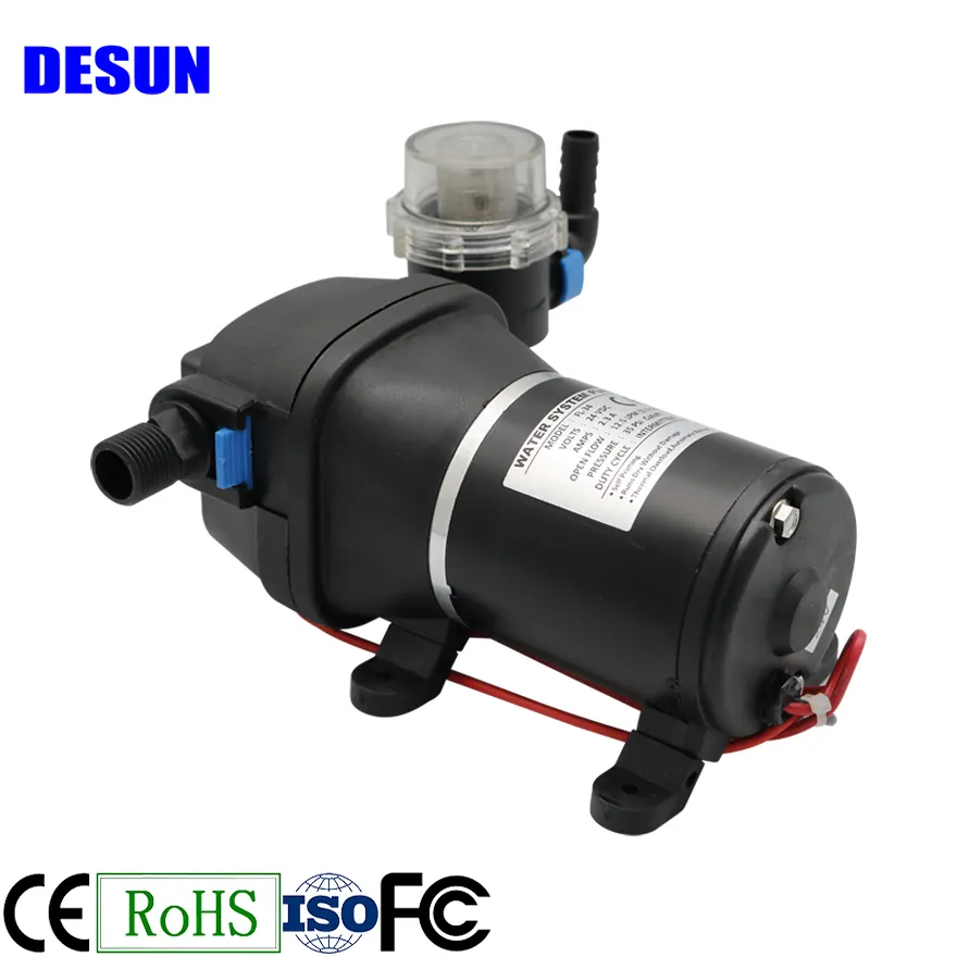 24V marine pump electric 3 diaphragm pressure switch water pump with Boat and RV