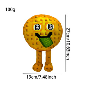Lindo muñeco de peluche Money Man y Clover, de 8 a 13 años, unisex, relleno de algodón PP - Product Image 4