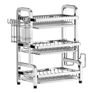 Accesorios <span class=keywords><strong>de</strong></span> Cocina Modernos Personalizados, Organizador <span class=keywords><strong>de</strong></span> <span class=keywords><strong>Platos</strong></span> y Tazones <span class=keywords><strong>de</strong></span> <span class=keywords><strong>Acero</strong></span> <span class=keywords><strong>Inoxidable</strong></span>, <span class=keywords><strong>Escurridor</strong></span> <span class=keywords><strong>de</strong></span> Vajilla para Mesa <span class=keywords><strong>de</strong></span> Cocina - Product Image 5