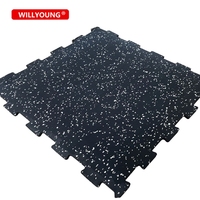 Lubrifiant pour machine à carrelage résistant à l'huile du Shandong pour tapis en caoutchouc emboîtable pour zones de placement d'équipements de fitness