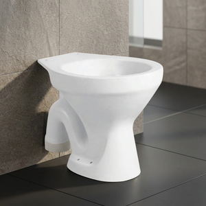 Luxury Floor Mounted Ceramic One Piece Toilet Siphonic Dual Flush European White Water Closet EWC Commode Bowl - Product Image 5