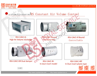 Vanne de régulation de débit d'air constante ronde pour conduits de ventilation HVAC Royal Air, unité CAV, amortisseur de volume d'air pour projets de climatisation