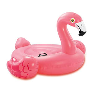 Flotteur de <span class=keywords><strong>piscine</strong></span> gonflable en PVC épais rose, île flottante portable avec poignées pour enfants, jouets d'été amusants - Product Image 3