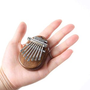 8 Key Mini Kalimba exquisite <strong>Finger</strong> <strong>Thumb</strong> Piano Marimba Musical good accessory Pendant Gift - Product Image 1