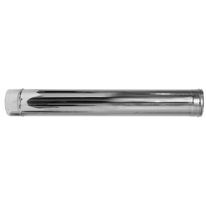 1m X 140mm Stainless Steel Chimney Pipe <b>Fireplace</b> <b>Accessories</b> for Stove and Wooden Mantel - Product Image 1