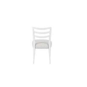 DB Ladderback Side Dining <b>Chair</b> Ocean Colored Finish Set 2 for Home <b>Restaurants</b> Farmhouse Contemporary Comfortable Backrest - Product Image 5