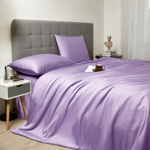 Ensemble de housse de couette moderne en fibre de bambou 100% King Size 300tc 3 pièces avec drap plat, drap housse et taies d'oreiller - Product Image 1
