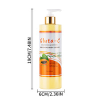 Lotion corporelle biologique à la papaye, hydratation quotidienne naturelle, blanchiment, éclaircissement, soin nourrissant de la peau avec de la vitamine C Gluta-C