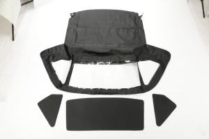 Capote souple texturée noire pour Mercedes <span class=keywords><strong>R107</strong></span> <span class=keywords><strong>560SL</strong></span> 380SL 450SL 68-89 - Product Image 5