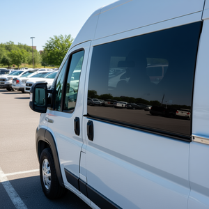 Moulure de porte coulissante Ram Promaster côté passager droit 2019-2022 en PVC, accessoire extérieur de protection de fenêtre - Product Image 2