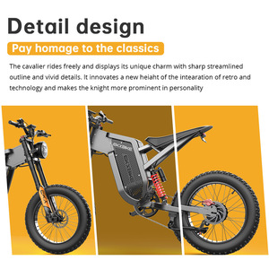 Bicicleta Eléctrica X21 para Montaña/Todoterreno, Batería de 35Ah/30Ah, 2000W, Suspensión Completa, Envío Gratuito desde Almacén en la UE/Reino Unido, Bicicleta Eléctrica de Montaña de 35Ah, 30Ah F - Product Image 6