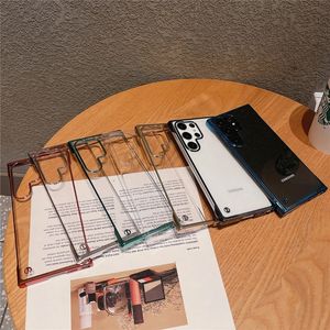 <span class=keywords><strong>เคส</strong></span>โทรศัพท์ไร้กรอบแบบบางสำหรับ <span class=keywords><strong>Samsung</strong></span> Galaxy S23 S22พิเศษบวก S21 <span class=keywords><strong>FE</strong></span> <span class=keywords><strong>S20</strong></span> Note 20 <span class=keywords><strong>5G</strong></span> ฝาครอบพลาสติกใสขอบชุบ - Product Image 6