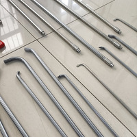 Ensemble d'outils de qualité professionnelle en acier haute dureté, 50 pièces, avec crochet de forme spéciale à dégagement rapide pour la réparation des bosses de voiture - Ensemble d'outils robustes