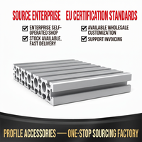 Série de structures de machines d'automatisation en profilés d'aluminium industriels conformes aux normes européennes HD-OB45270-Y pour la découpe