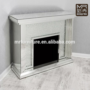 Marco <span class=keywords><strong>de</strong></span> Chimenea Eléctrica con <span class=keywords><strong>Espejo</strong></span> <span class=keywords><strong>de</strong></span> Cristal Brillante con Diseño <span class=keywords><strong>de</strong></span> Diamantes - Product Image 5