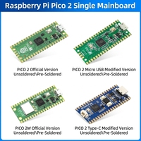 Placa de Desarrollo Raspberry Pi PICO2, Placa Madre con Microcontrolador de Doble Núcleo RISC-V Raspberry Pi Pico 2W