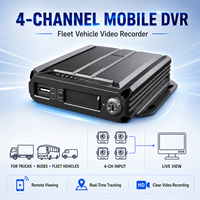 4CH SD Mobil DVR 4G GPS Araç Video Kaydedici Filo Yönetimi MDVR Kamyon Otobüs Taksi Çevrimiçi İzleme Sistemi OEM