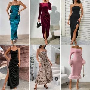 Robes pour femmes à la mode et sexy, imprimés rétro et tendance, prix de gros mixtes – Vente chaude de notre usine de vêtements - Product Image 5