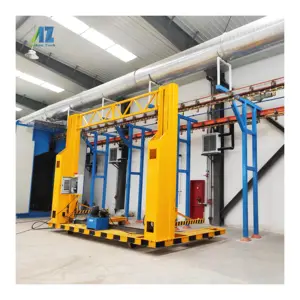 NEW Powder Coated Manufacture Line/3-stage Wash Dry-off Oven Powder Coat Booth Cure Oven