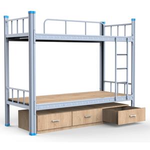 Bestseller Stapelbedden Kinderen Met Opslag Comfortabel Goed Stapelbed Met Trap Voor School Slaapzaal - Product Image 1