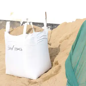 EGP Bulk Jumbo Rice Feed Fibc Bags Big Bag Sack for Sand Urea Fertilizer Customized Factory 1000kg 1500kg 1 Tonne 1.5 2 Tons 5:1