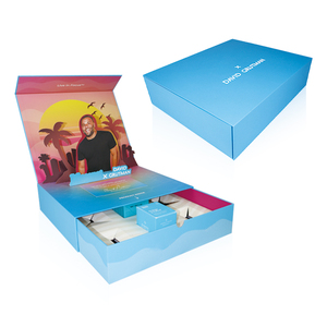 Sang trọng tùy chỉnh in giấy cứng nhắc 3D lật Top mở Pop up nắp hộp quà tặng sinh nhật sáng tạo bất ngờ vỏ sò hộp quà tặng - Product Image 1