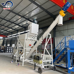 Vidalı konveyör/talk tozu Spiral taşıma ayarlanabilir hız eğimli hazne pirinç burgu vidalı konveyör besleyici - Product Image 2