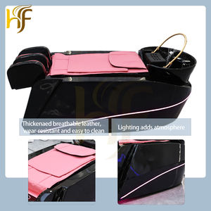 Champú de fibra de vidrio ensanchado, cama de masaje, cama de champú, silla de lavado de peluquería, cama de champú de salón moderna para Spa - Product Image 2