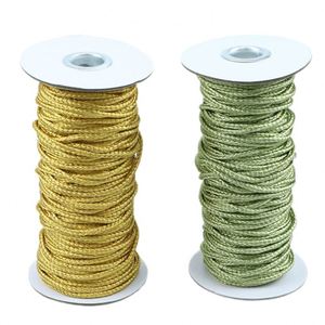 Cordón Trenzado de Poliéster Encerado de 4 mm para Bolsos, Ropa y Zapatos - Cordón Cuadrado Ecológico - Product Image 1