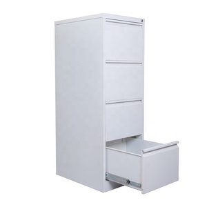 Tủ Hồ Sơ Cổ Ngỗng Kim Loại Màu Trắng Với <span class=keywords><strong>4</strong></span> Ngăn Kéo Khóa Chìa Khóa Kim Loại Đồ Nội Thất Văn Phòng Tủ Nhỏ Hiện Đại Tủ Khóa Học - Product Image 2
