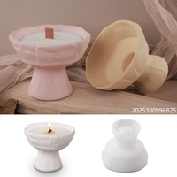 Moule en silicone Gobelet Early Riser pour résine, plâtre, ciment, porte-bougie, décoration intérieure DIY, fournitures d'artisanat fait main, rangement