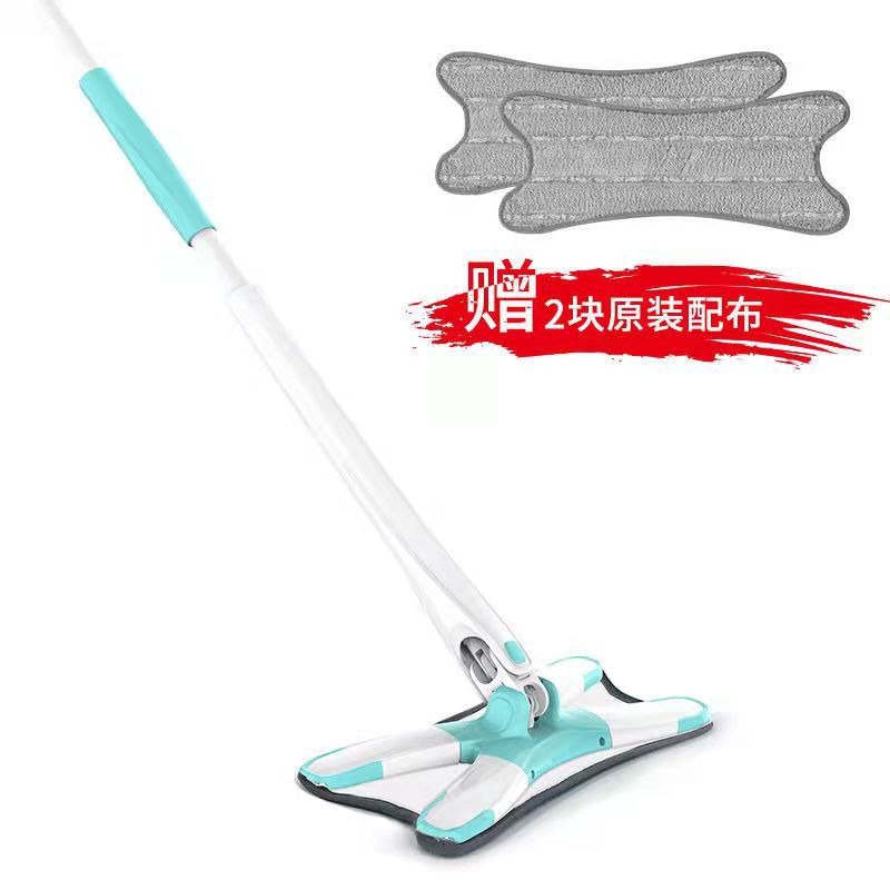 Hand-wring-style mop that requires no washing [includes 3 cloths]