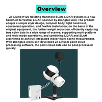 Laser rotatif portable Las/Ply/likata scanner 3D algorithme liDAR et SLAM pour bâtiments/tunnels/mines/mesure du volume