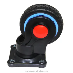 4 5 Inch Nylon Material Bracket Rubber Material Silent Caster Universal Directional Wheel 5 Inch Swivel Caster Wheels