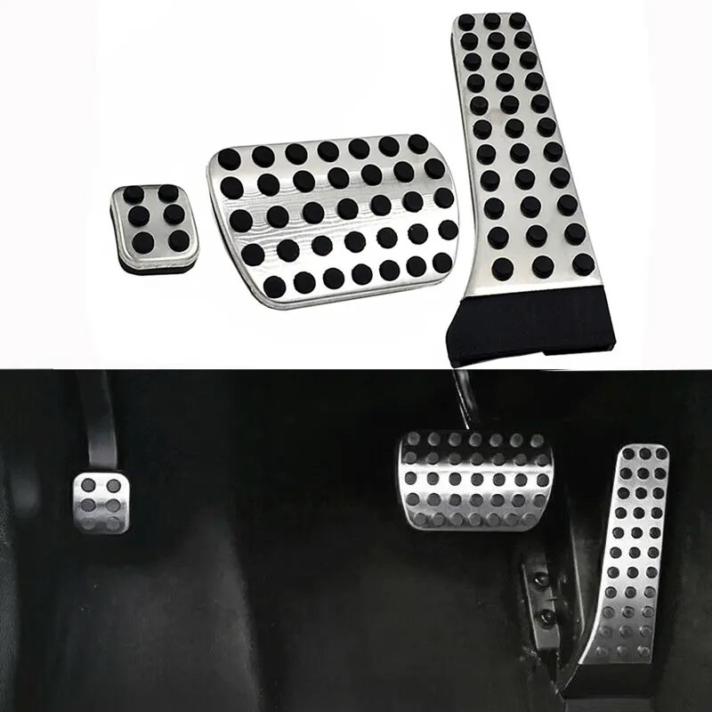 WSY Car Pedal Pad Foot Gas Rest Plate Cover For Mercedes Benz C E S GLK SLK CLS SL Class AMG