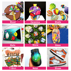 Tùy Chỉnh Đa-Màu Nước Dựa Acrylic Sơn Bút Nhà Máy Giá Kép Tip Acrylic Sơn Vẽ Đánh Dấu - Product Image 6