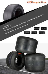 Pneu sans chambre à air CST C190 pour karting, haute qualité, neuf, 10X4.50-5 & 11X7.10-5 - Product Image 3