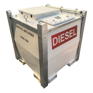 Serbatoio cubo IBM a doppia parete da 1000L con deflettori interni, a prova di perdite, per apparecchiature di stoccaggio chimico Diesel portatili - Product Image 2