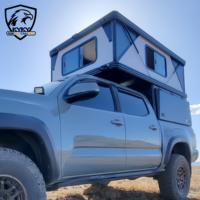Huntoo - Auvent de camionnette personnalisable en aluminium, imperméable, antirouille, pour pick-up, ouverture automatique rapide quatre saisons, camping