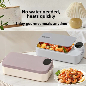 Boîte à bento isolée chauffante sans eau en acier inoxydable 304, 900 ml, boîte à <span class=keywords><strong>lunch</strong></span> électrique portable pour les employés de bureau, utilisation en voiture - Product Image 2