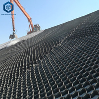 Grille Geocell de stabilisateur de gravier de construction de routes de HDPE Geocell pour l'appui de charge