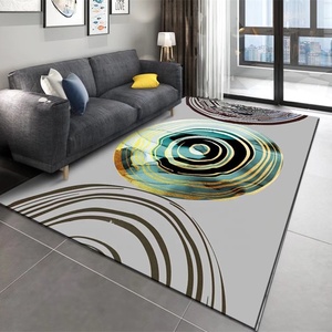 Nhà Máy Bán Buôn Fluffy Mềm Màu Xanh Lá Cây Phòng Khách Sàn Mat Lớn Lông Khu Vực Thảm Hiện Đại Trang Trí Nội Thất Dễ Dàng Để Làm Sạch Polyester Thảm - Product Image 5